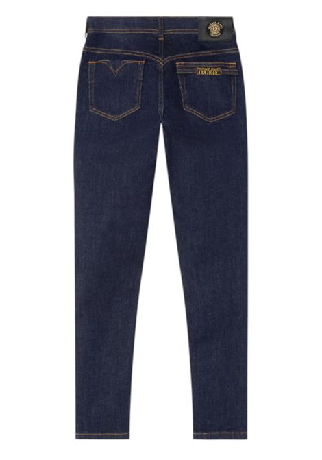 Jeggings with logo on pocket VERSACE JEANS COUTURE | Trousers | 79HAB5J1 CDW02904
